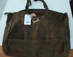 Suede Tas, Nieuw, Groen, Shopper, Verzenden