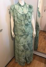 ISLA IBIZA groene 2-delige set zee thema rol blouse top, Verzenden, Maat 46/48 (XL) of groter, Zo goed als nieuw, Onder de knie