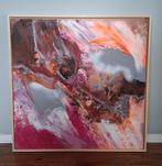Groot abstract schilderij, Ophalen of Verzenden