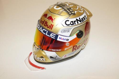 Max Verstappen 2022 World Champion Gold 1:2 Helm Casque, Verzamelen, Automerken, Motoren en Formule 1, Nieuw, Formule 1, Ophalen of Verzenden