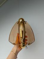 Retro wandlamp, Ophalen of Verzenden, Gebruikt, Glas