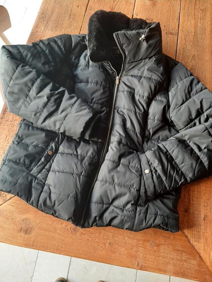 Dorothy Perkins dames winterjack, zwart , 
maat: 46, Kleding | Dames, Jassen | Winter, Zo goed als nieuw, Maat 46/48 (XL) of groter