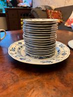 Antieke Blauw Saks servies, Antiek en Kunst, Ophalen