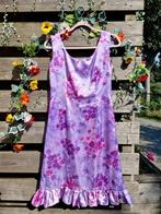 Prachtige vintage glimmende paarse lolita jurk met strikje, Paars, Ophalen of Verzenden, Zo goed als nieuw, Maat 36 (S)