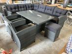 Garden Impression Dinning loungeset + 2 fauteuils en hocker, Ophalen, Hocker, Nieuw, Loungeset