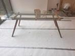 Mid Century Dining table, Ophalen, Gebruikt, Mid century, Glas