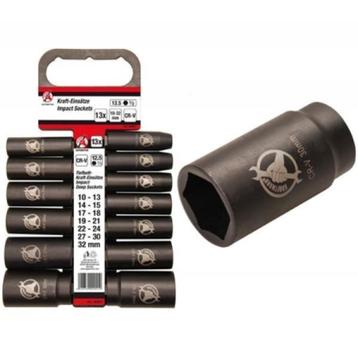 Krachtdoppenset 1/2\" 13-Delig- Lange Uitvoering beschikbaar voor biedingen