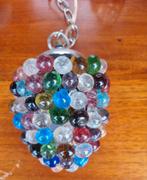 Vintage glazen druiventros hanglamp plafondlamp, Gebruikt, Ophalen of Verzenden, X, X