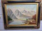 Landschap in Tirool  Oostenrijk, Antiek en Kunst, Kunst | Schilderijen | Klassiek, Ophalen of Verzenden