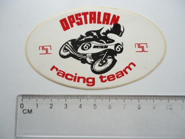 sticker oud OPSTALAN motorrace Yamaha Louis Weterings race, Verzamelen, Stickers, Zo goed als nieuw, Bedrijf of Vereniging, Verzenden
