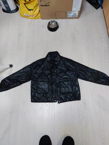 Kort Leren Jasje - Maat Large beschikbaar voor biedingen