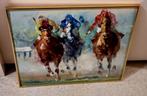 Dynamic Horse Race, Ophalen of Verzenden, Zo goed als nieuw, Schilderij, Minder dan 50 cm