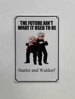 Statler en Waldorf the future reclamebord van metaal deco, Info@deconoord.nl, Deco Noord, Nieuw, Ophalen of Verzenden