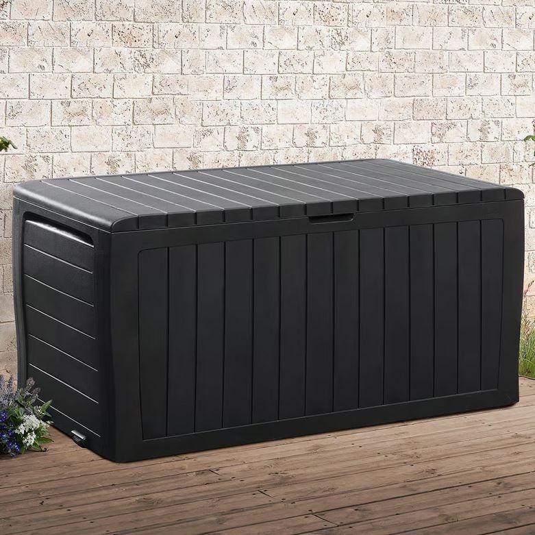 Opbergbox tuinkist 117x45x57cm 270L antraciet GRATIS BEZORGD, Tuin en Terras, Tuinmeubel-accessoires, Verzenden, P. Venemakade 163c, 9605 PN Kiel-Windeweer