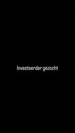 Gezocht investeerder