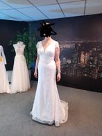 Prachtige, gestoomde trouwjurk - Maat 40/42, Trouwjurk, Wit, Ophalen of Verzenden, Zo goed als nieuw