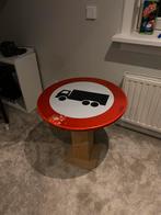 Net Verkeersbord Tafeltje, Gebruikt, Truck, Metaal of Aluminium, Rond