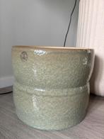 Design Bloempot Groen/Blauw kamerplant portugal beige, Ophalen, Overige materialen, Minder dan 30 cm, Minder dan 60 cm
