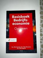 Basisboek Bedrijfseconomie Opgaven, Boeken, Economie, Management en Marketing, Ophalen of Verzenden, Zo goed als nieuw, Noordhoff Uitgevers