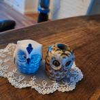 2 Uilen Beeldjes 6 en 5 cm groot, Verzamelen, Ophalen of Verzenden, Zo goed als nieuw, Dier