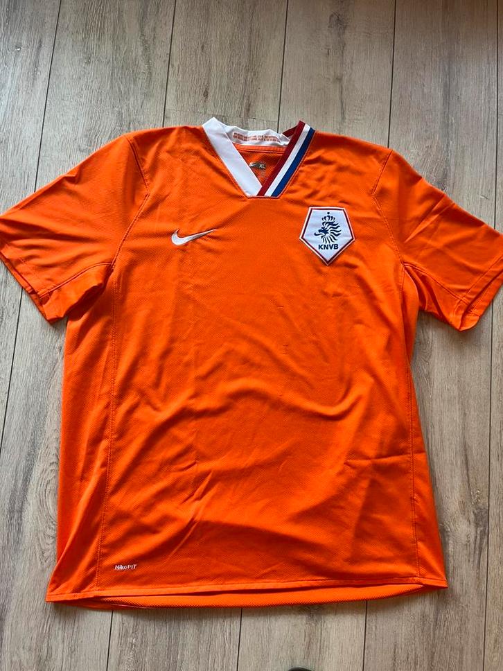 Nederlands elftal thuisshirt 2008 maat XL, Verzamelen, Sportartikelen en Voetbal, Zo goed als nieuw, Shirt, Overige binnenlandse clubs