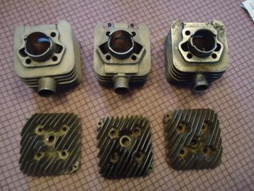 3 verschillende cilinders met kop  beschikbaar voor biedingen