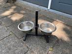 Drink en voerbak op standaard voor hond, Ophalen, Gebruikt