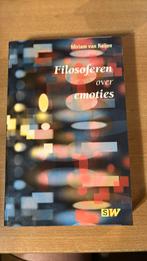 M. van Reijen - Filosoferen over emoties, Boeken, Ophalen of Verzenden, Zo goed als nieuw, M. van Reijen