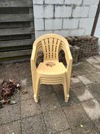 Stapelstoelen - Set van 4, Tuin en Terras, Ophalen, Gebruikt, Kunststof, Stapelbaar