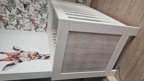 Ledikant Interbaby incl matras, aerosleep topper, Kinderen en Baby's, Kinderkamer | Bedden, Gebruikt, Minder dan 140 cm, Minder dan 70 cm