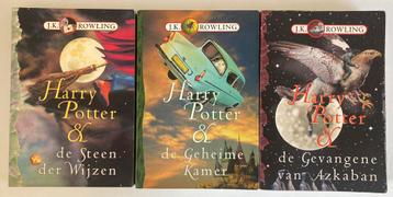 HARRY POTTER 1 t/m 3 - J. K. Rowling - PRE-MOVIE uitgave! beschikbaar voor biedingen
