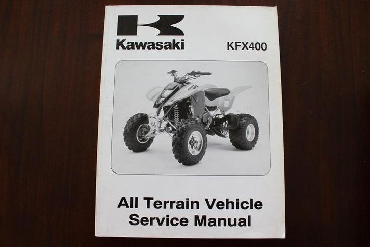 Kawasaki KFX400 2003 ATV service manual Quad KFX 400-A1, Motoren, Handleidingen en Instructieboekjes, Kawasaki, Ophalen of Verzenden