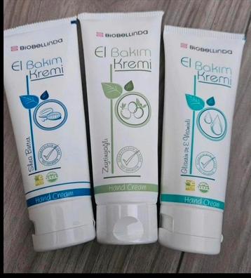 3 handcreme's  beschikbaar voor biedingen