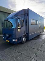 Iveco 5p vrachtwagen-camper  grote garage karting motorcross, Auto's, Blauw, Particulier, 6783 kg, Geïmporteerd