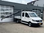 Volkswagen Crafter 35 2.0 TDI DC 140pk Openlaadbak Haib laad, Auto's, Stof, Gebruikt, 4 cilinders, Wit