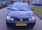 Volkswagen Polo 1.4 55KW 2004 Zwart, Auto's, Voorwielaandrijving, 15 km/l, 74 pk, 4 cilinders