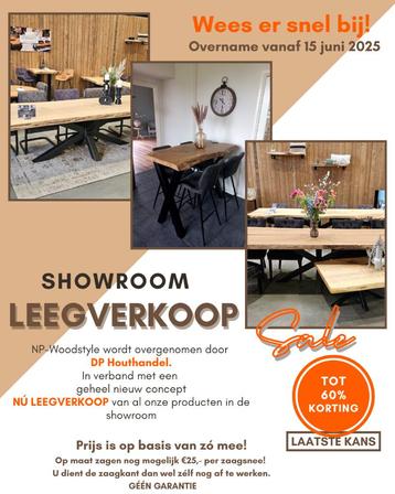 Boomstamtafel | Uit één stuk | LEEGVERKOOP | Extreme actie beschikbaar voor biedingen