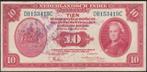 Nederlands Indie 10 Gulden 1943 met NL Nieuw Guinea stempel, Postzegels en Munten, Bankbiljetten | Azië, Verzenden, Zuidoost-Azië