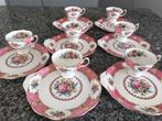 Royal albert LADY CARLYLE AANBIEDING!!🩷🤍🩷🤍, Ophalen, Zo goed als nieuw, Kop en/of schotel