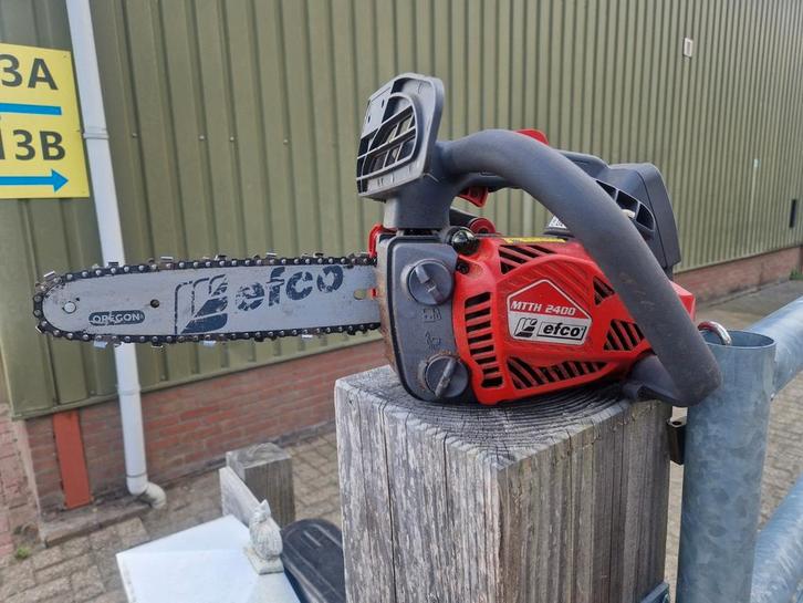 Efco Mtt2400 tophandle kettingzaag (gebruikt), Tuin en Terras, Hand-tuingereedschap, Gebruikt, Ophalen of Verzenden