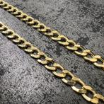 Prachtige 14 karaats gouden cuban ketting, Sieraden, Tassen en Uiterlijk, Kettingen, Ophalen of Verzenden, Nieuw, Goud