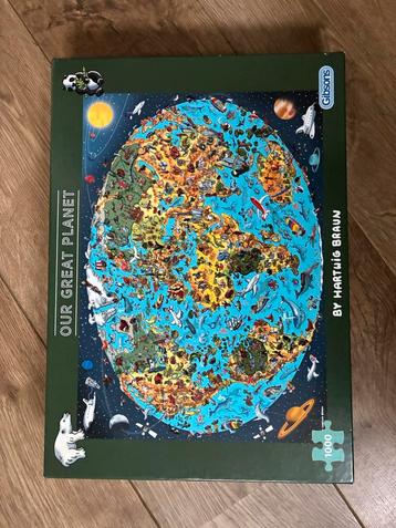 Puzzel our great planet 1000st beschikbaar voor biedingen