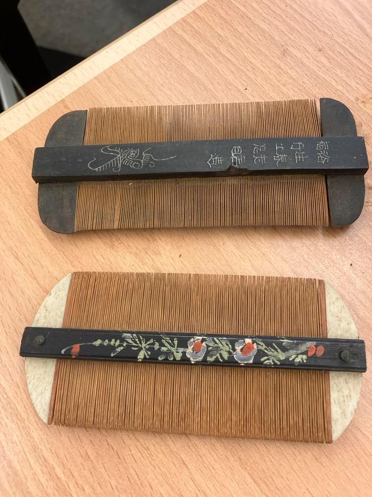 Antieke Chinese Luizenkammen uit Indonesië, Antiek en Kunst, Antiek | Overige Antiek, Ophalen of Verzenden