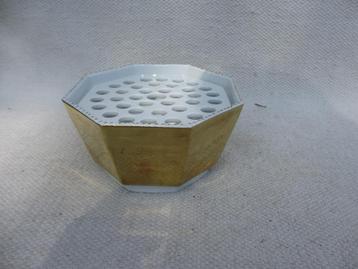 Reichenbach porselein achthoekige vaas/ bloemensteker beschikbaar voor biedingen