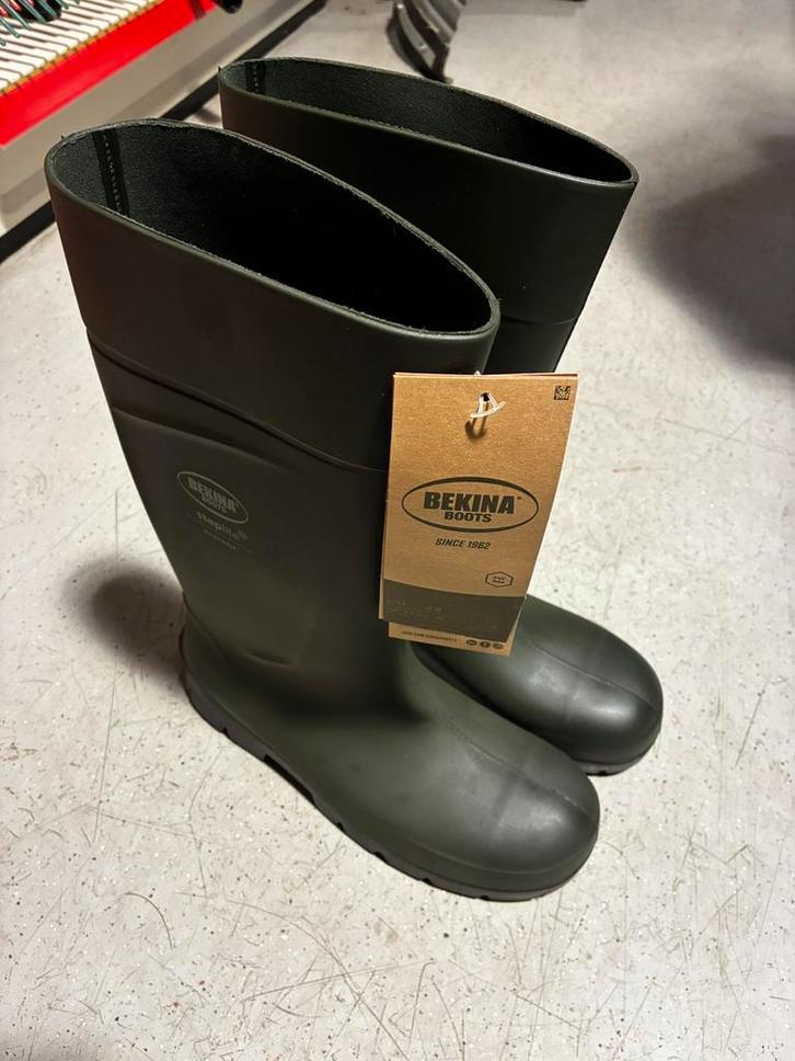 Nieuwe Bekina laarzen Steplite Easygrip S4, maat 43, Tuin en Terras, Werkkleding, Nieuw, Dames, Heren, Kinderen, Laarzen, Ophalen of Verzenden