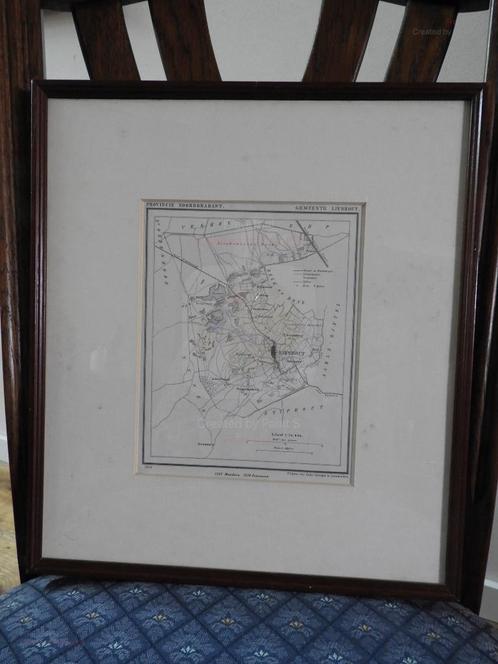Kuyperkaart Gemeente Lieshout (Noord-Brabant), Boeken, Atlassen en Landkaarten, Gelezen, Landkaart, Nederland, 1800 tot 2000, Ophalen of Verzenden