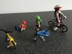 Playmobil mountainbiker en kinderen fiets, Kinderen en Baby's, Ophalen of Verzenden, Los playmobil, Zo goed als nieuw