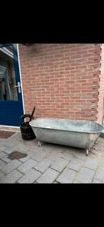 Zinken antieken badkuip, prachtig en gaaf, Ophalen of Verzenden
