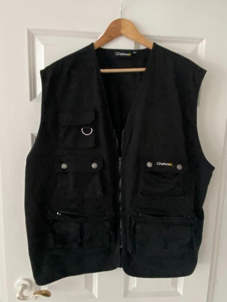 bodywarmer, werkvest, Cratex, 3XL, zwart, Kleding | Heren, Bodywarmers, Zo goed als nieuw, Overige maten, Zwart, Ophalen of Verzenden