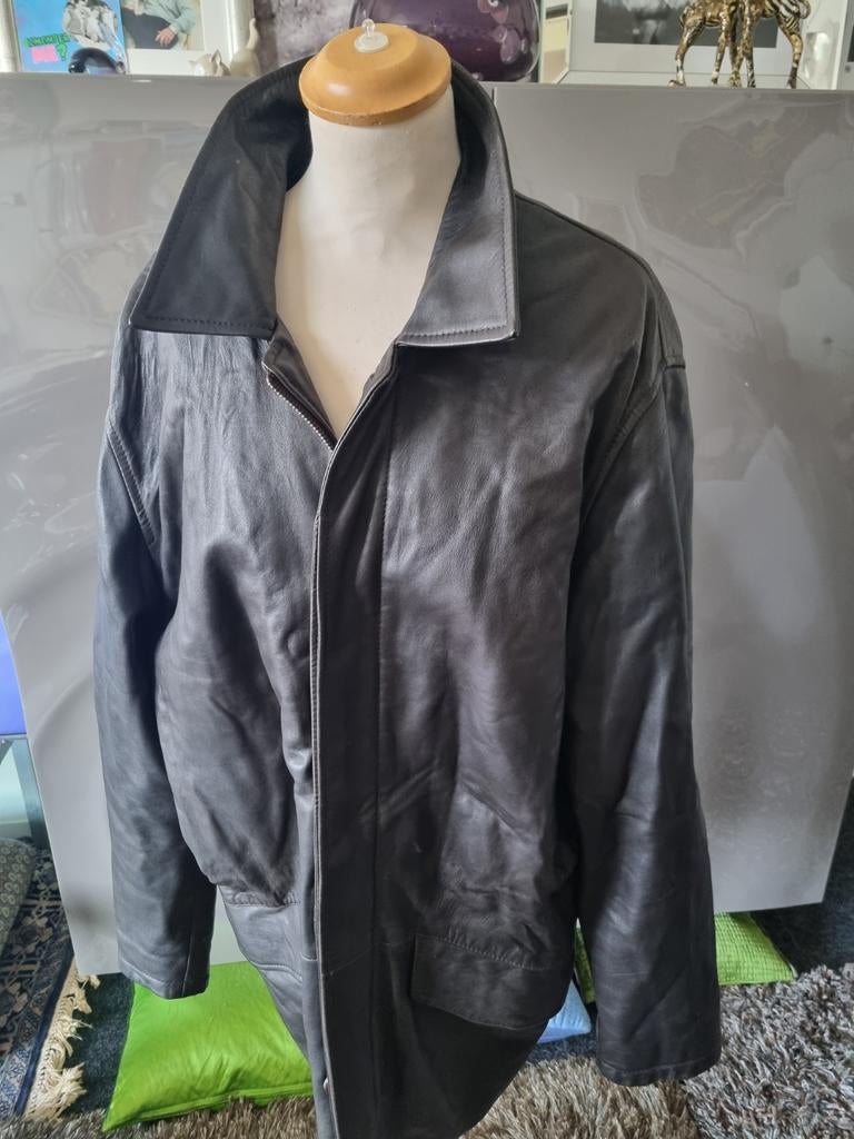 Mcgregor lamsleren jas, maat 52, zwart, uitmuntende conditie, Maat 52/54 (L), Zwart, Zo goed als nieuw, Mcgregor